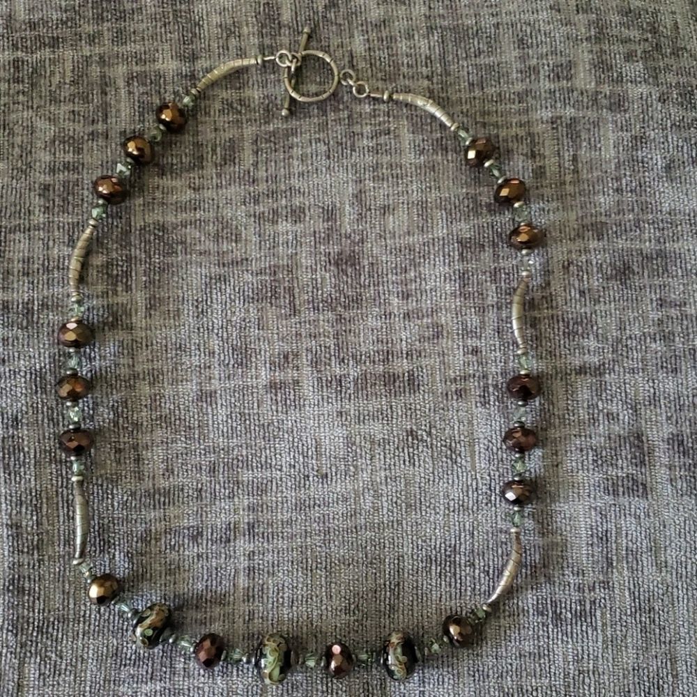 Italian Glass Beaded Necklace